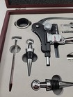 Complete Deluxe Bar Wine Opener Set Rockwell Collins Aerospace In Wood Case