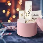 Briful Round Gift Boxes With Lids Set Of 4 Pink Gift Box Assorted Sizes Nesting