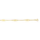 14k Solid Yellow Gold Infinity Anklet Ankle Bracelet 10 
