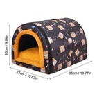 Pet Dog Cat House Plush Cat Bed Kennel Shelter Winter Soft Bed Puppy Warm Cave