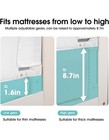 Baby Bed Rail Guard For Toddlers -46  Toddler Bed Rails White
