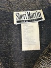 Vtg Sheri Martin Ny Metallic Knit Blazer Jacket 10 Brown Gold Whimsigoth Holiday