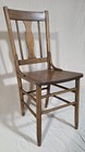 Antique  Vintage Side Accent Desk oak Dining Chair