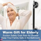 21  Suction Cup Grab Bar For Bathtub Shower - Bathroom Safety Handle  Heavy Duty
