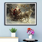 Diamond Painting Kit For Adults  Christmas Santa Claus Diamond Art Kits For Adul