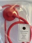 Lightweight Disposable Single-use Stethoscope Red