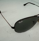 Bausch   Lomb Ray-ban Aviator Usa Vintage Black Sunglasses L2823 No Scratches