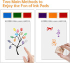Ink Pad  15 Colors Finger Washable Stamp Pads For Kids