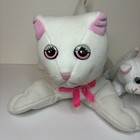 Vintage Pound Purries Plush Tonka  Lot Of 3 Cat And 2 Kittens White Collars 1985