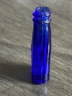 Antique 1920s Cobalt Blue Vicks Drops Sample Miniature Bottle Medical Display