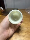 Fenton Handpainted Kitten Custard Bell Uv Glow