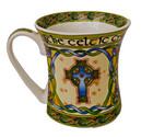 Irish Weave The Celtic Cross Ireland Design Bone China Coffee Tea Mug Cup 11 Oz