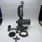 Vintage Enterprise No  10 Tinned Meat Grinder Food Chopper Plate Handle 