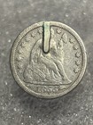 1855 Love Token Seated Liberty Dime With Arrows - Engraved D Lt2