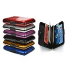 Mens Womens Mini Card Holder Hard Case Wallet Credit Card Anti-rfid Card Holder