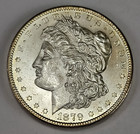 1879 S Morgan Silver Dollar    1 Coin Almost Uncirculated San Francisco