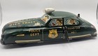 Marx  dick Tracy Squad Car No  1  Tin Litho Wind-up Taxi Car 1949 Lm52 Vintage 