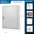 Barska 100 Key Safe Storage Box Wall Mount Cabinet Cb12956