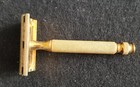 Vintage Gold Gillette  milord  Gold-plated Super Speed Post-war De Safety Razor 