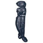 Optimus Mvp Double Knee Baseball Catcher   s Leg Guards  12  Shin Length  Navy    