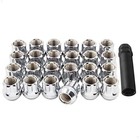  Set Of 24 14x1 5 Lug Nuts Spline Chrome Bulge Acorn Open End Small Diameter 