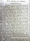 1809 Newspaper W Long Essay Early Development Of The Steamboat Fulton Livingston
