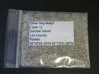 Florida Sanibel Island Silver Key Beach Sand Samples