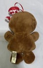 Dan Dee Gingerbread Girl Plush Christmas Holiday 8    Red Bow Woman Decoration Toy