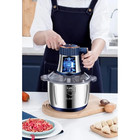1pc 5l Stainless Steel Electric Meat Grinder Blender Multi-speed Kitchen - New