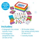 Hand2mind Magnetic Letter Tiles   Trays Small Group Set 96156 Kindergarten