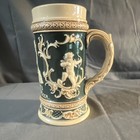 Dr  Swett s Original Root Beer Ceramic Mug Stein  Soda Theme  Green beige
