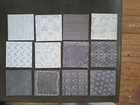 24 Pc  Double Sided 6x6 Cardstock Soft Pink   Gray Card Kit Patterened Paper