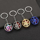 1pc Metal Mini Car Wheel Keychain Keyring Key Chain Pendant Gift