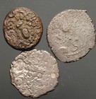 F-275  Floor Sweepings-- Indo-sassanian  Assorted Lot Of 3 Coins
