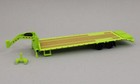 1 64 Greenlight  hitch   Tow  Lime  gooseneck  5th Wheel Flatbed Trailer  nip 