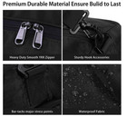 Travel Duffle Bag 85l Black  Foldable  With Shoes Compartment  Best Sale