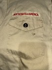 Boy Scout Bsa Uniform Tan Shirt Youth Large Short Sleeve J10