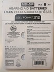 Hearing Aid Batteries Size 312 1 45 Volt Mercury Free 48 pack - Brand New Sealed