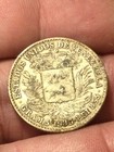 1935 Venezuela 1 Bolivar Silver Coin 