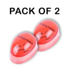  pack Of 2   Egg-perfect Color Changing Egg Timer For Hard Boiled Eggs  Red