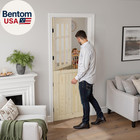 30  X 80  Dutch Door Slab   9-lite Frosted Glass Split Half Doors With Hinges  Nat