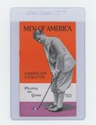 1929 Men Of America Bobby Jones Rogers Hornsby Booklet  35 Baseball Card