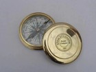 3 Inch London Pocket 1885 Compass Vintage Brass Nautical Compass