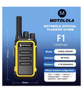 Motorola 2pcs Mini Walkie Talkie Uhf Portable Two-way Radio Set