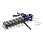 Manual Tile Cutter Single Rail W precise Laser Positioning  Alloy Cutter Wheel