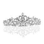 Tinksky Wedding Tiara Rhinestones Crystal Bridal Headband Pageant Princess Crown