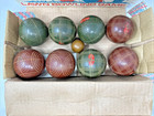 Vintage  Early Sportcraft Bocce Set  Italy W original Box Model 01075