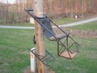 Tree Lounge Climbing Tree Stand Climber W  Bowhunter Stand  Accs - Nice Cond 