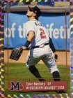2018 Tyler Neslony Rookie  2 Mississippi Braves Minor League Aa Cstore More Rare