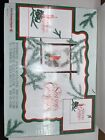 Vintage Christmas Season Greetings Set 132 Napkins 36 Placemats Box Usa